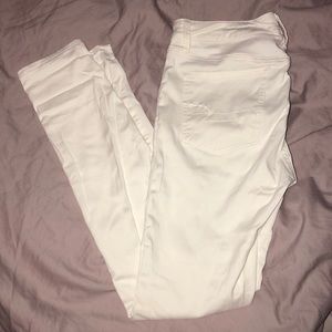 American Eagle White Jeggings